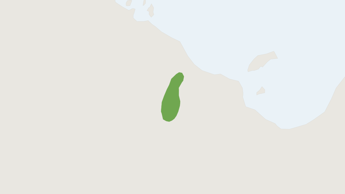 Range map of the Carpentarian Rock-rat (Zyzomys palatalis)