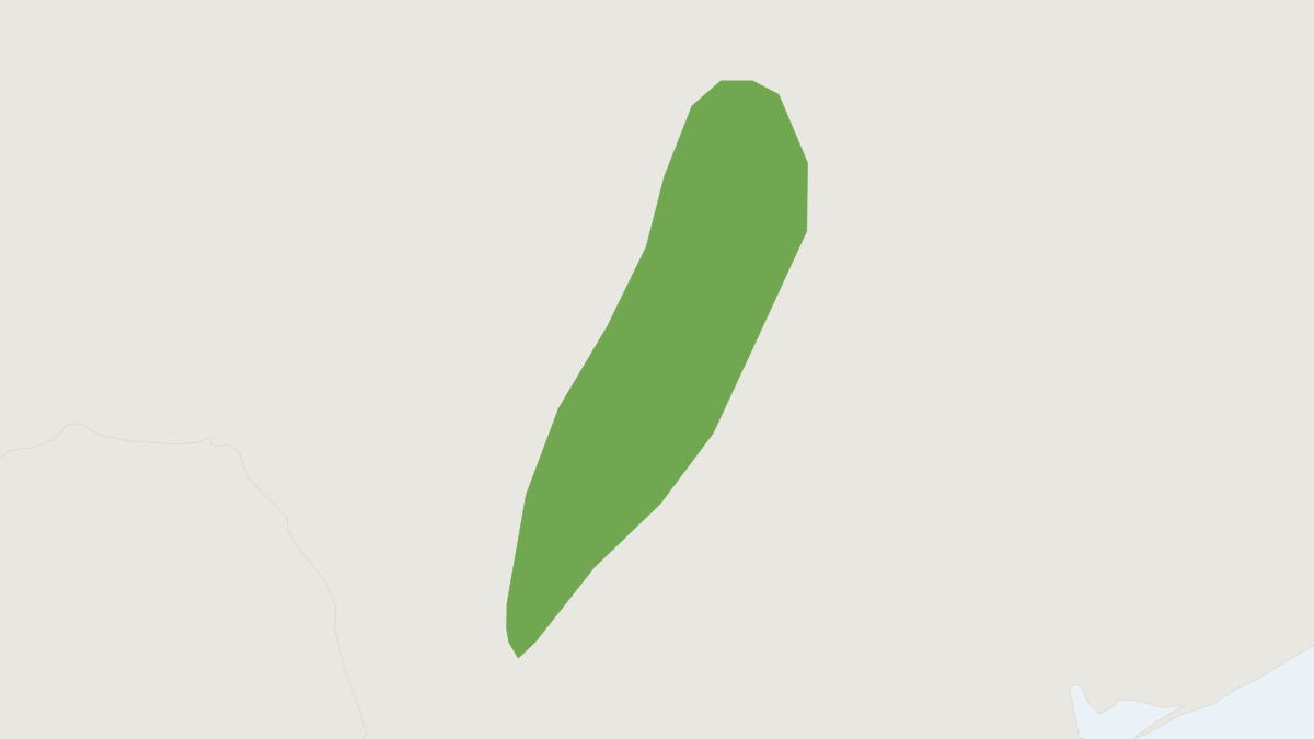 Range map of the Central Texas Pocket Gopher (Geomys texensis)