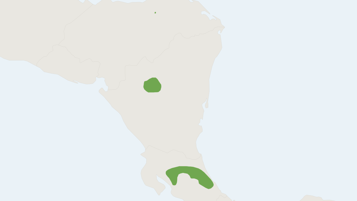 Range map of the Cherrie's Pocket Gopher (Heterogeomys cherriei)