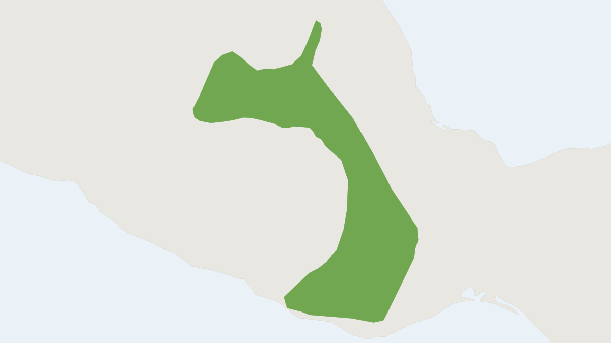 Range map of the Chestnut-bellied Shrew (Sorex ventralis)