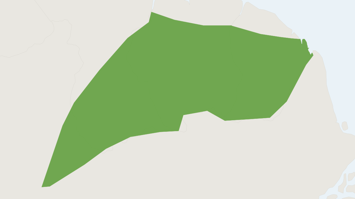 Range map of the Chestnut Capuchin (Cebus castaneus)