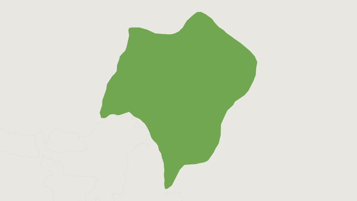 Range map of the Chinese Water Shrew (Chimarrogale styani)
