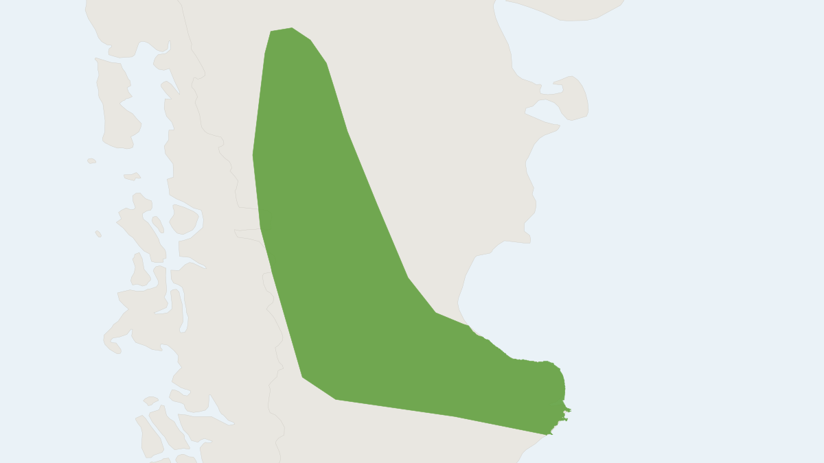 Range map of the Colburn's Tuco-tuco (Ctenomys colburni)