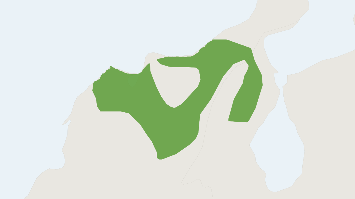 Range map of the Colombian Spiny Rat (Proechimys canicollis)