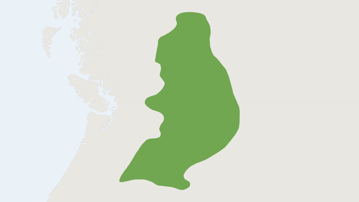 Range map of the Columbian Ground Squirrel (Urocitellus columbianus)