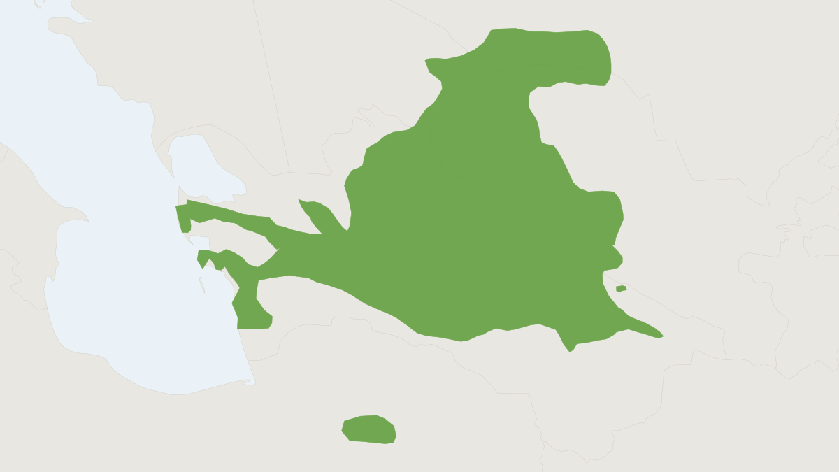Range map of the Comb-toed Jerboa (Paradipus ctenodactylus)