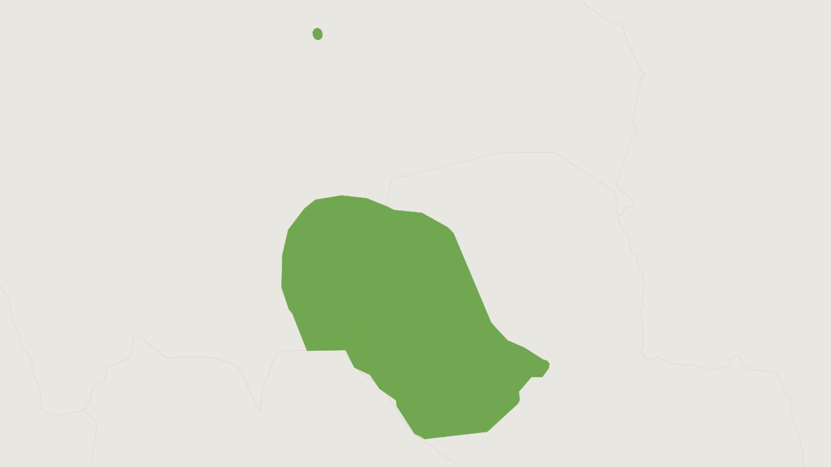Range map of the Conover's Tuco-tuco (Ctenomys conoveri)