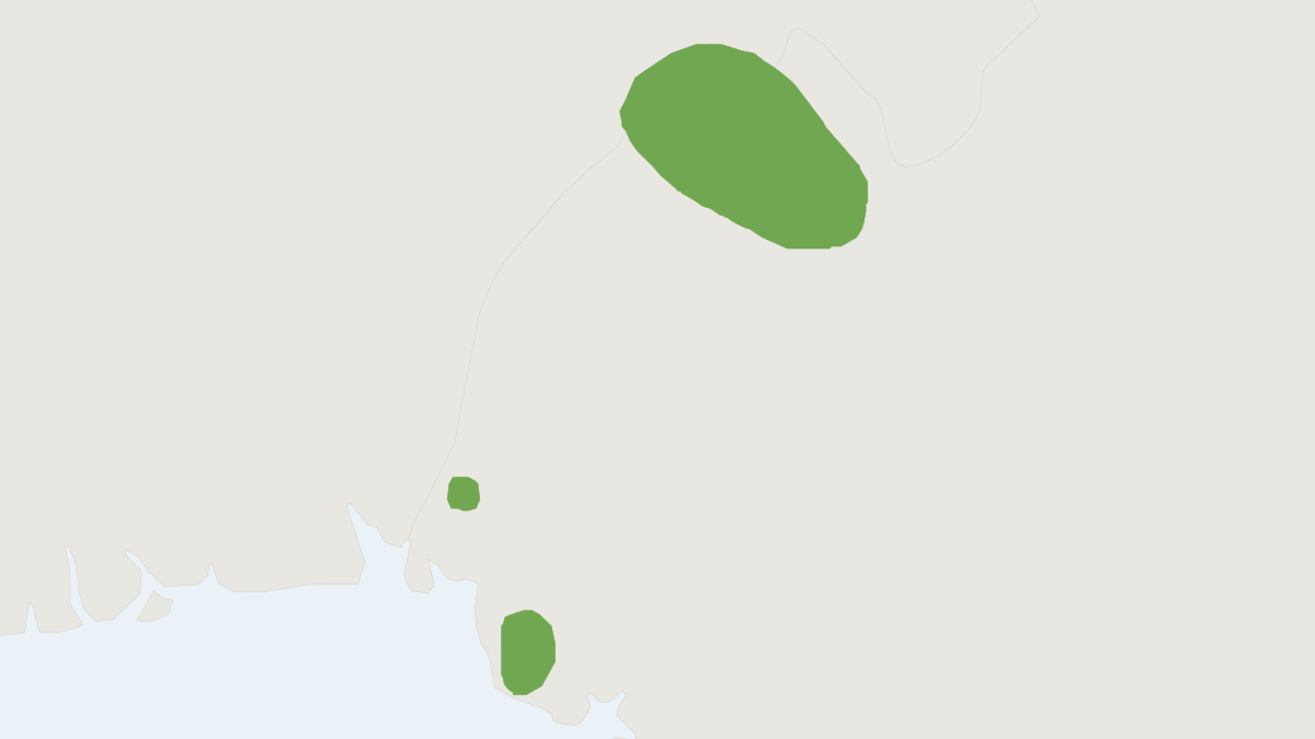 Range map of the Cooper's Mountain Squirrel (Paraxerus cooperi)
