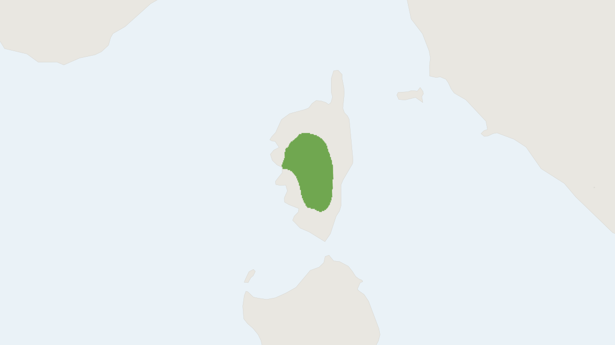 Range map of the Corsican Myotis (Myotis nustrale)