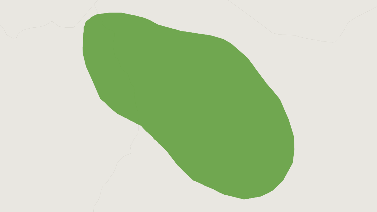 Range map of the Cosens's Gerbil (Gerbillus cosensis)