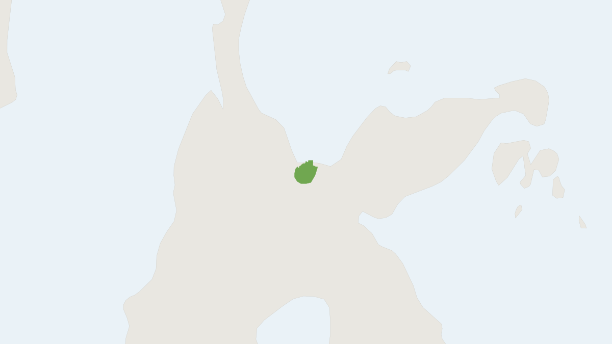 Range map of the Crested Leaf-nosed Bat (Hipposideros inexpectatus)