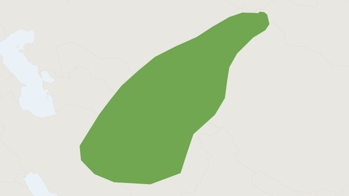 Range map of the Crocidura gmelini (Crocidura gmelini)