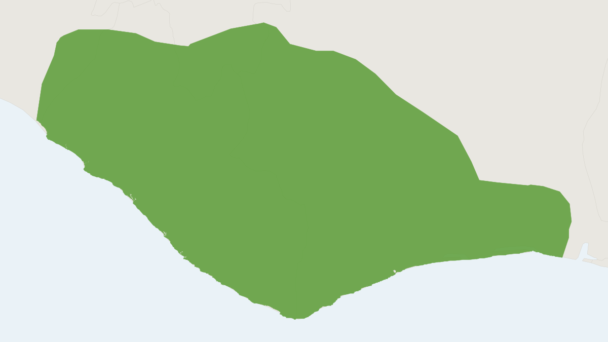 Range map of the Crocidura jouvenetae (Crocidura jouvenetae)
