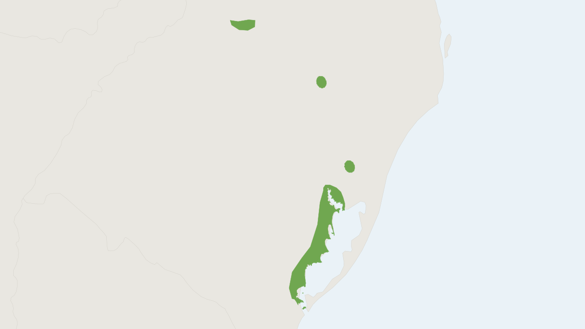 Range map of the Cryptonanus guahybae (Cryptonanus guahybae)