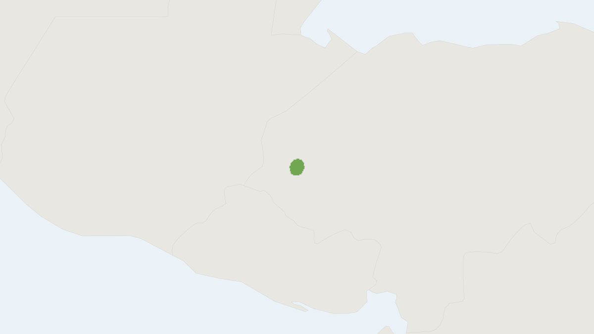 Range map of the Cryptotis celaque (Cryptotis celaque)