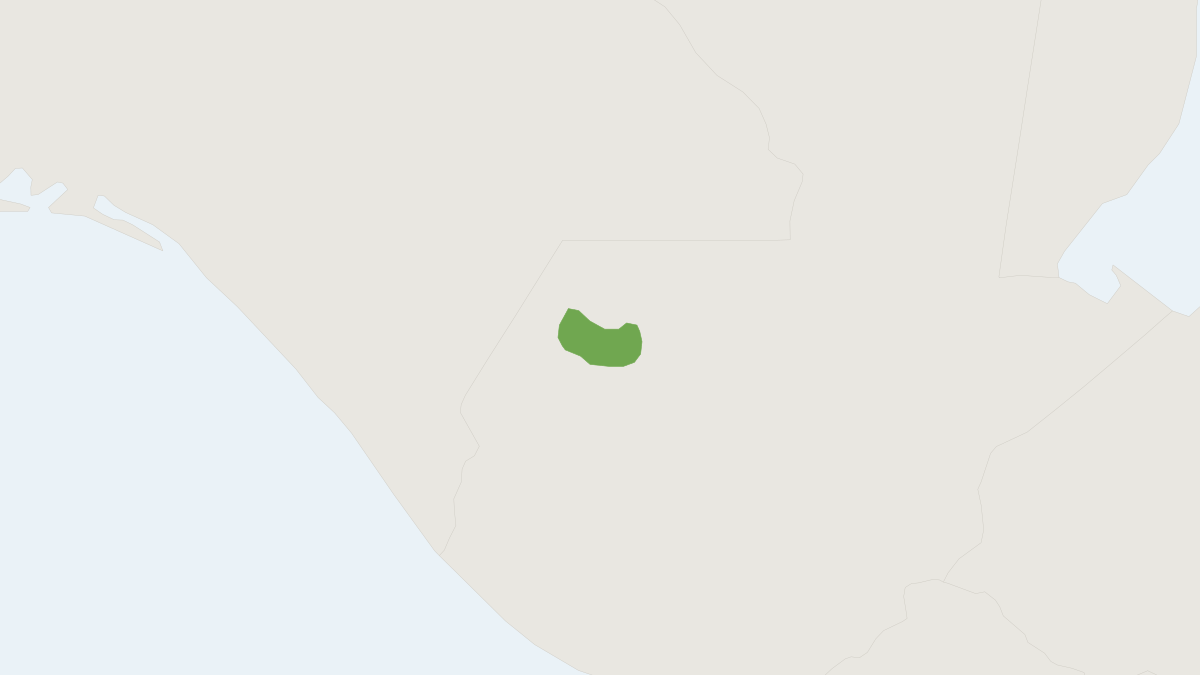 Range map of the Cryptotis mam (Cryptotis mam)