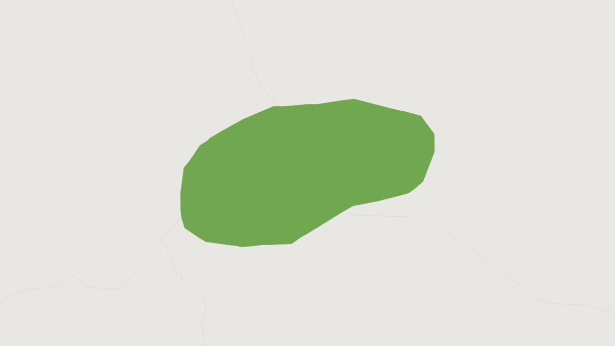 Range map of the Cushioned Gerbil (Gerbillus pulvinatus)