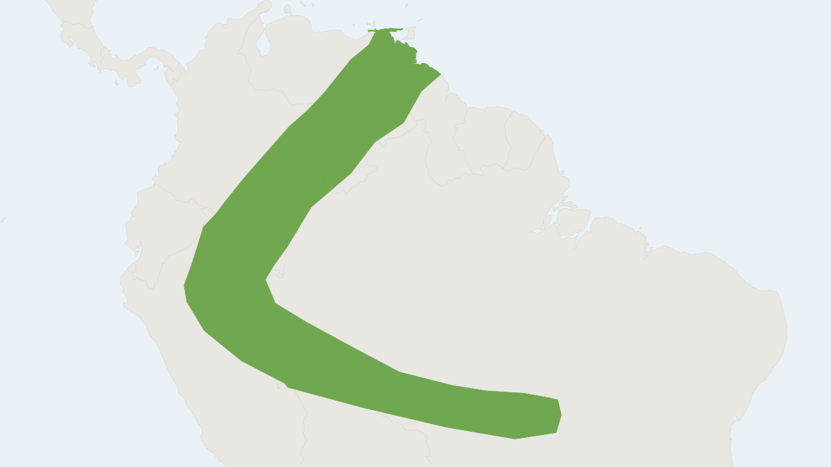 Range map of the Cynomops milleri (Cynomops milleri)
