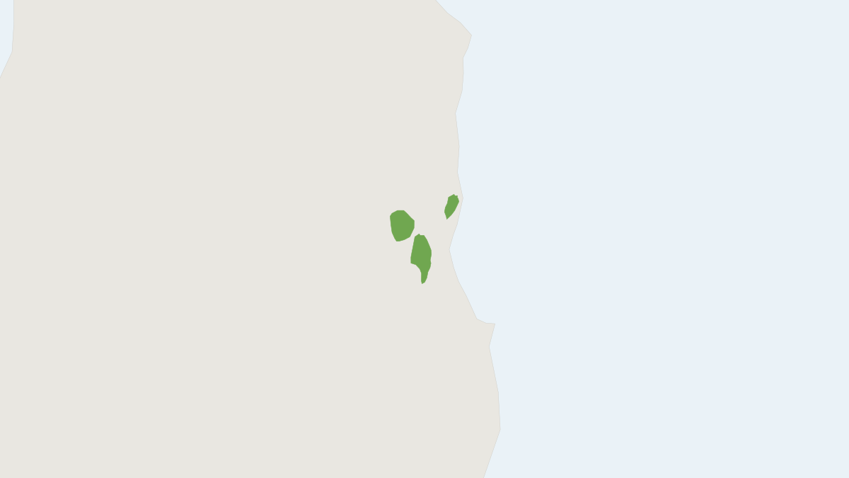 Range map of the Daintree River Ringtail Possum (Pseudochirulus cinereus)