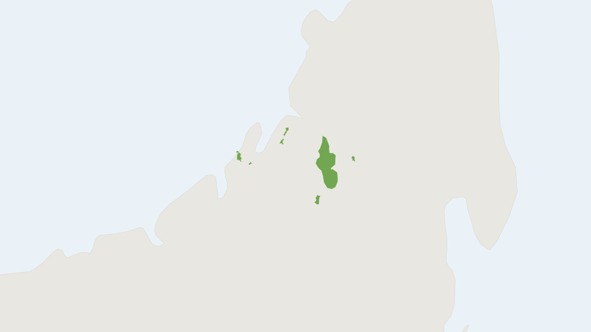 Range map of the Danfoss' Mouse Lemur (Microcebus danfossi)
