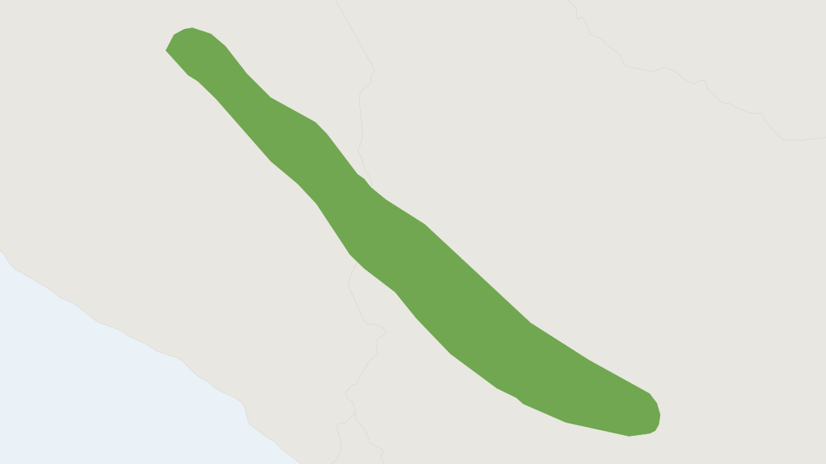 Range map of the Daphne's Oldfield Mouse (Thomasomys daphne)