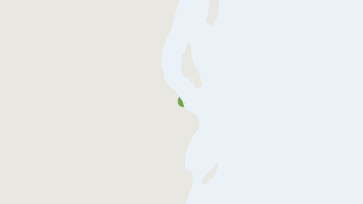 Range map of the Dar-es-salaam Pipistrelle (Pipistrellus permixtus)