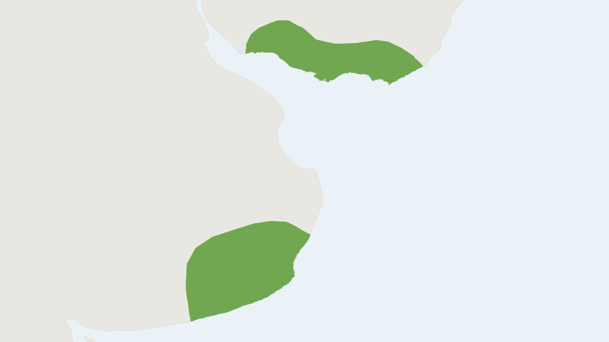 Range map of the Dark Bolo Mouse (Necromys obscurus) covering Argentina and Uruguay