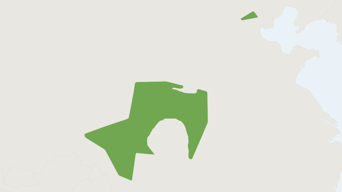 Range map of the De Winton's Shrew (Chodsigoa hypsibia)