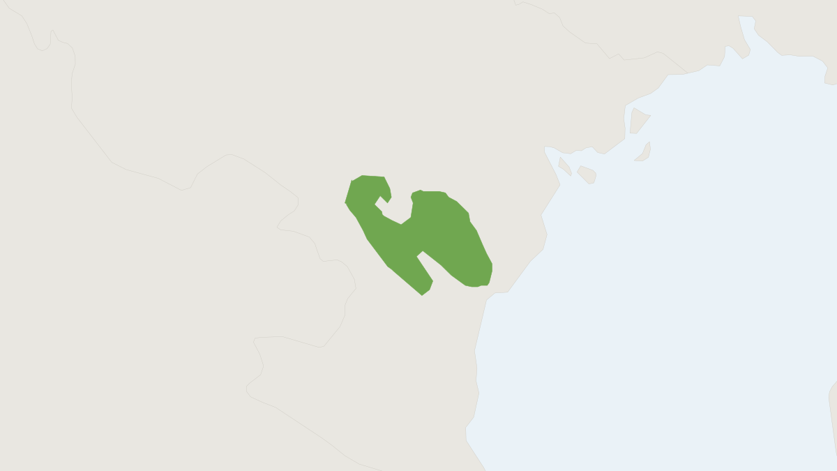 Range map of the Delacour's Langur (Trachypithecus delacouri)