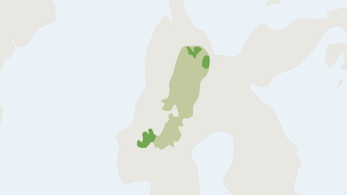 Range map of the Diurnal Sulawesian Shrew Rat (Melasmothrix naso)