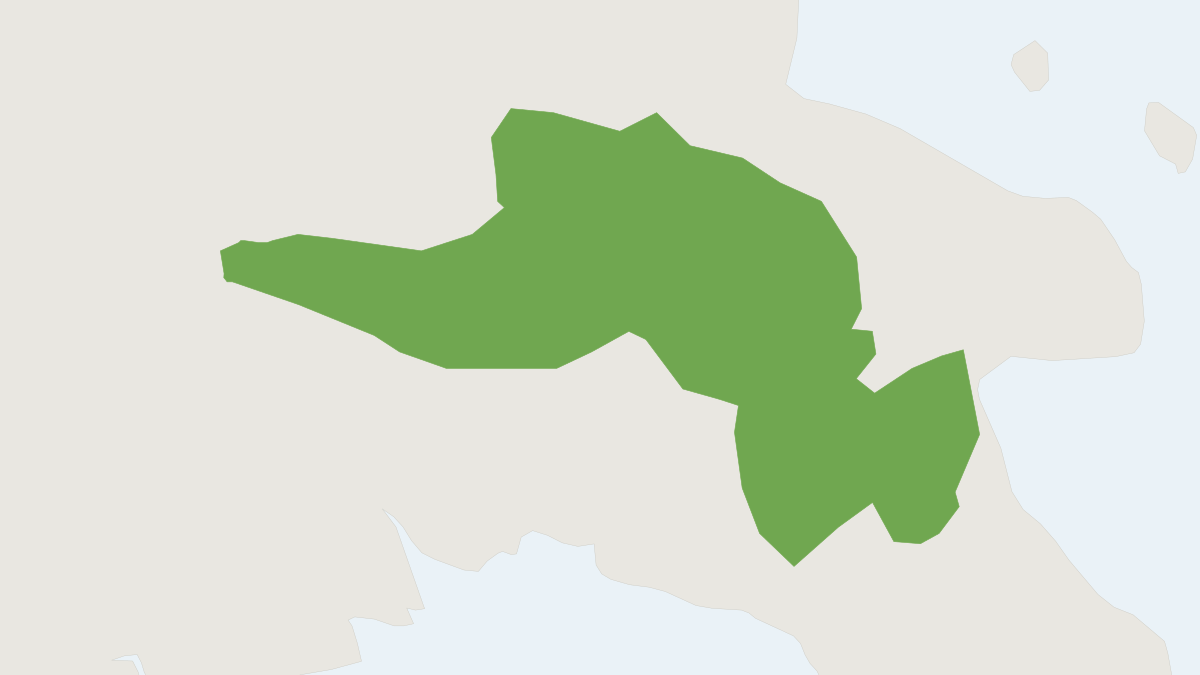 Range map of the Dollman’s Melomys (Melomys dollmani)