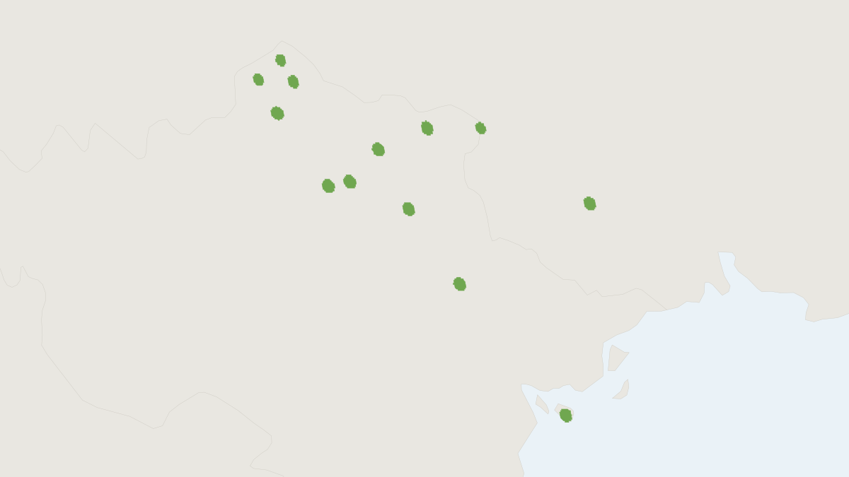 Range map of the Dong Bac's Trident Bat (Aselliscus dongbacanus)