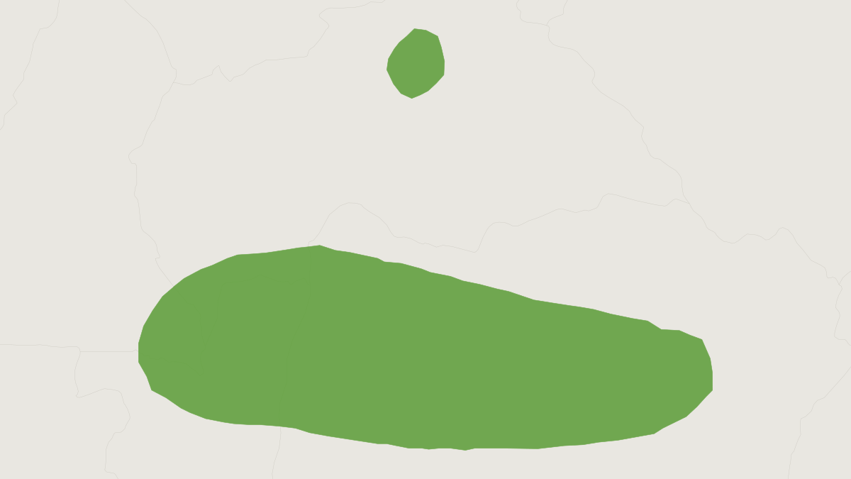 Range map of the Dramatic Shrew (Crocidura ludia) covering Democratic Republic of the Congo