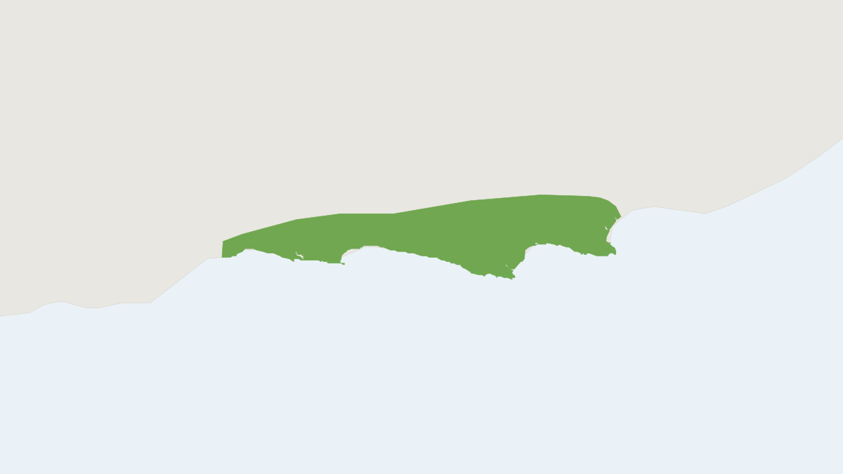 Range map of the Duthie's Golden Mole (Chlorotalpa duthieae) covering South Africa