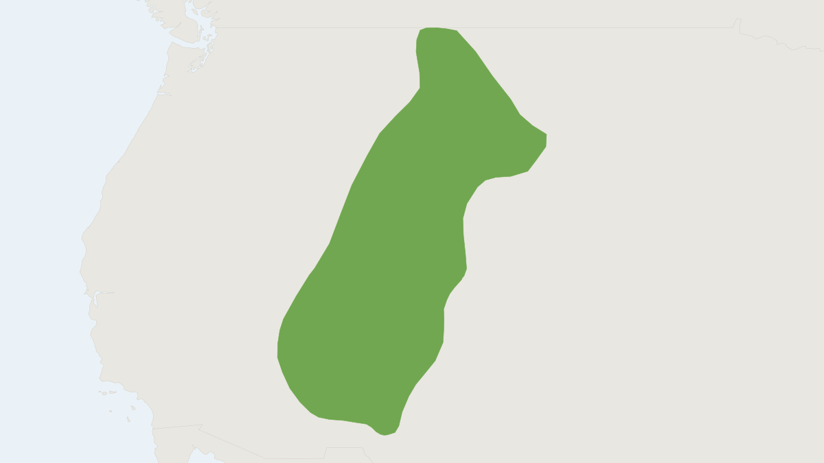Range map of the Dwarf Shrew (Sorex nanus)