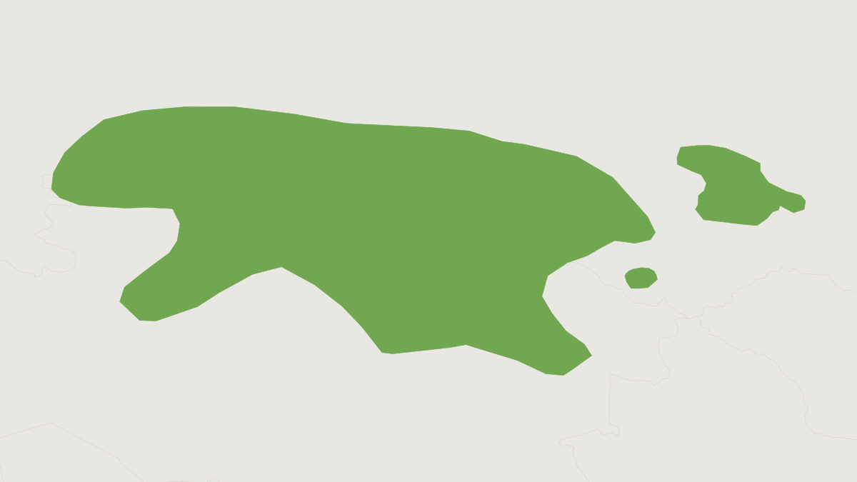 Range map of the Dzhungarian Hamster (Phodopus sungorus)