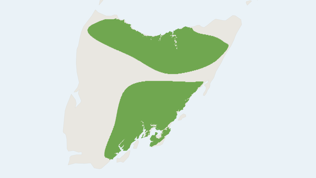 Range map of the Eastern Barred Bandicoot (Perameles gunnii)