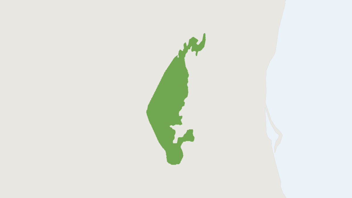 Range map of the El Carrizo Deer Mouse (Peromyscus ochraventer)