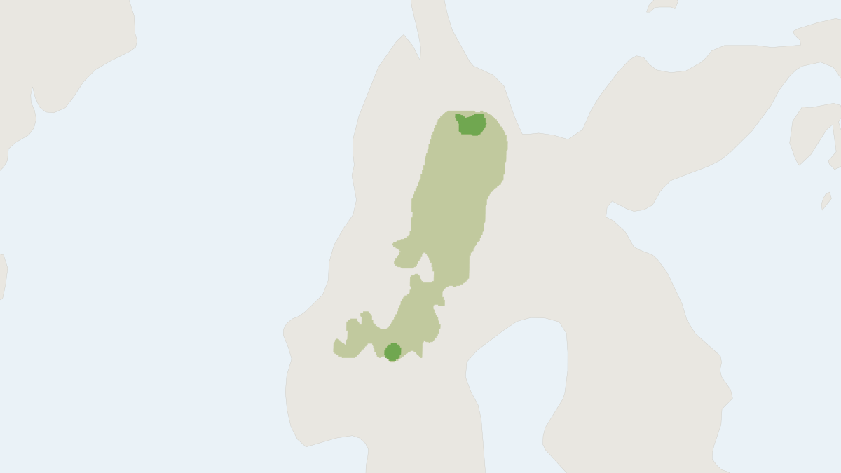 Range map of the Elegant Margareta Rat (Margaretamys elegans)