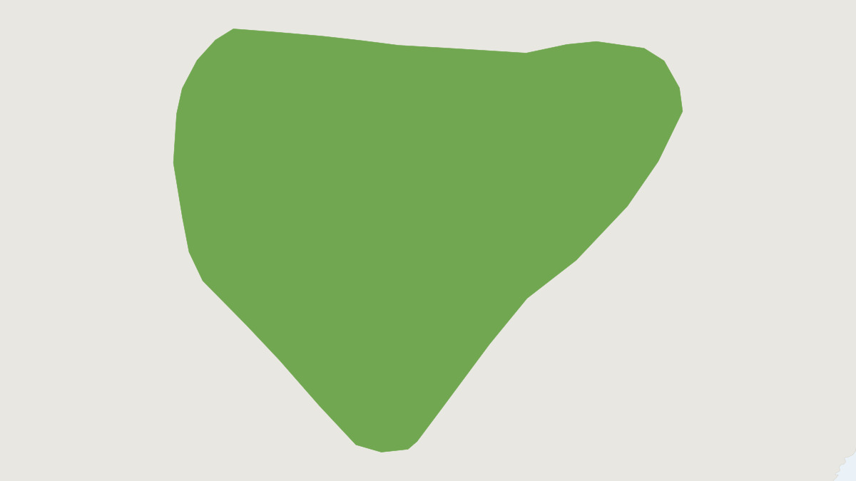 Range map of the Elliot's Short-tailed Shrew (Blarina hylophaga)