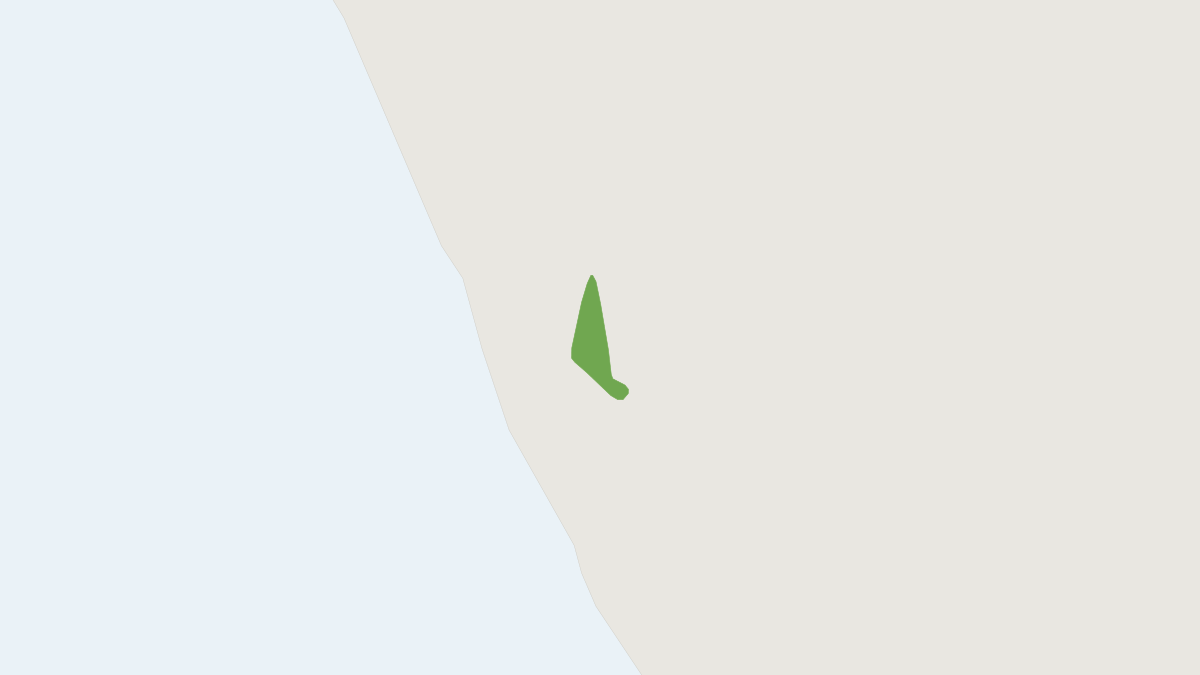 Range map of the Etendeka Round-eared Sengi (Macroscelides micus)