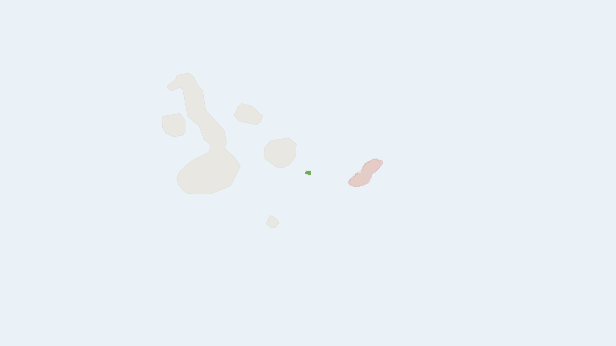 Range map of the Galapagos Rice Rat (Aegialomys galapagoensis)