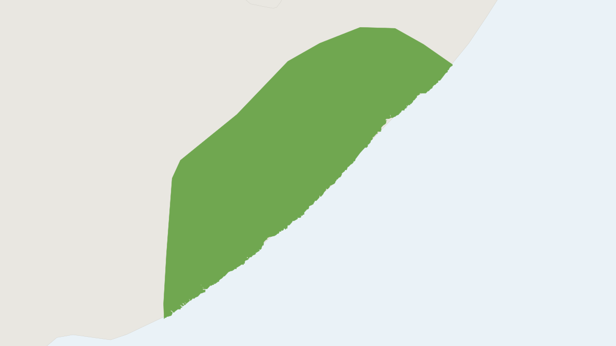 Range map of the Giant Golden Mole (Chrysospalax trevelyani) covering South Africa