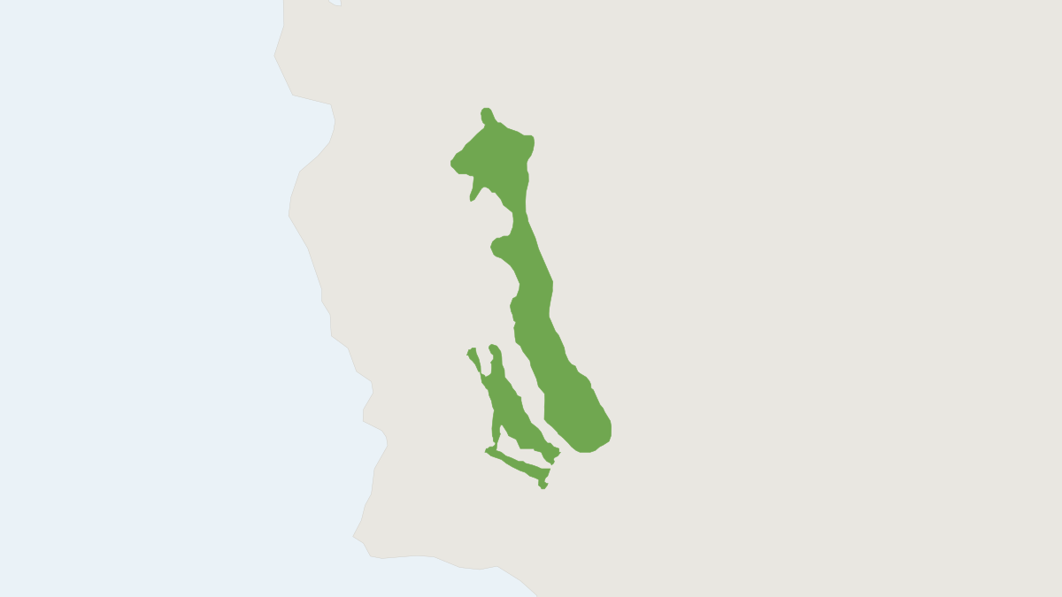 Range map of the Giant Kangaroo Rat (Dipodomys ingens)