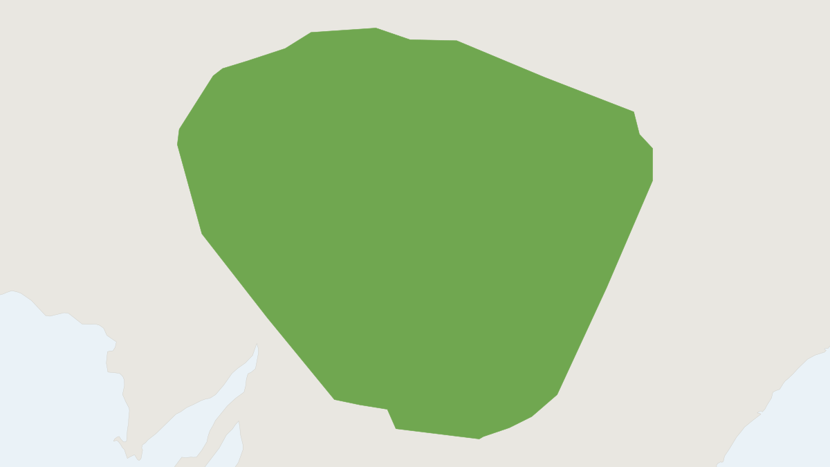 Range map of the Giles' Planigale (Planigale gilesi)