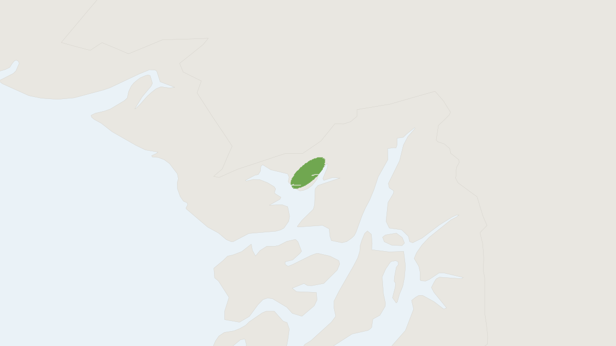 Range map of the Glacier Bay Water Shrew (Sorex alaskanus)