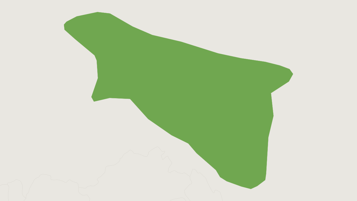 Range map of the Glover's Pika (Ochotona gloveri)