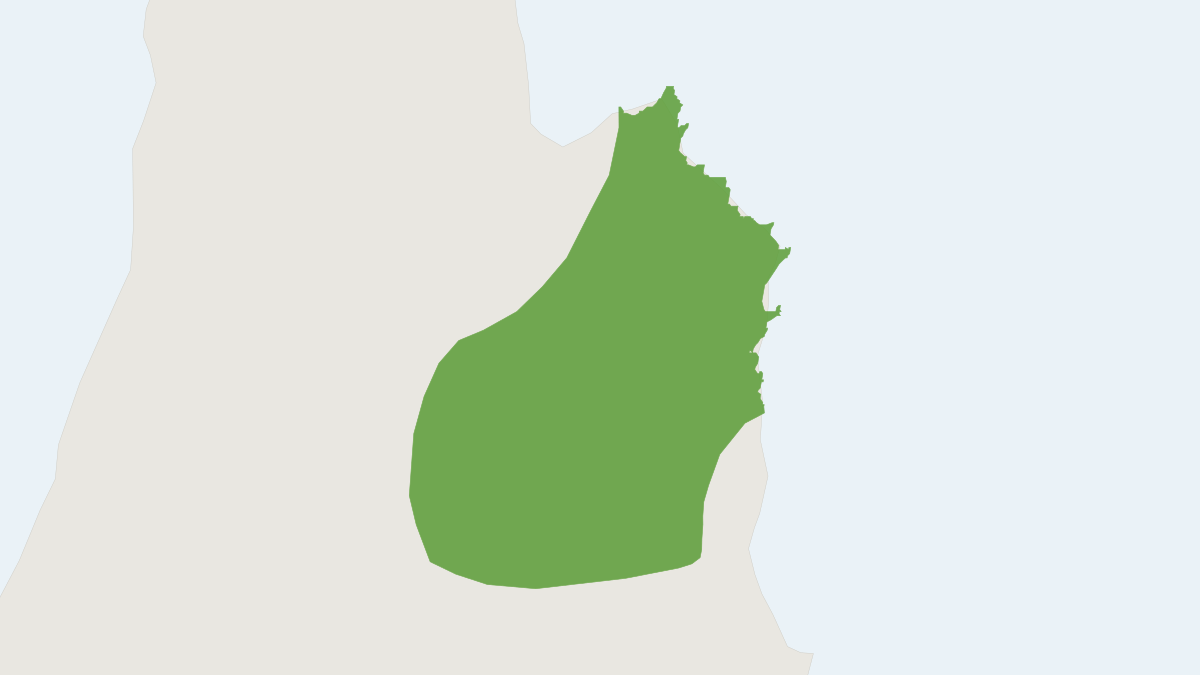 Range map of the Godman's Rock Wallaby (Petrogale godmani)