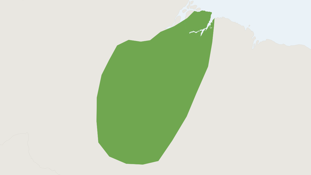 Range map of the Goeldi's Spiny Rat (Proechimys goeldii)