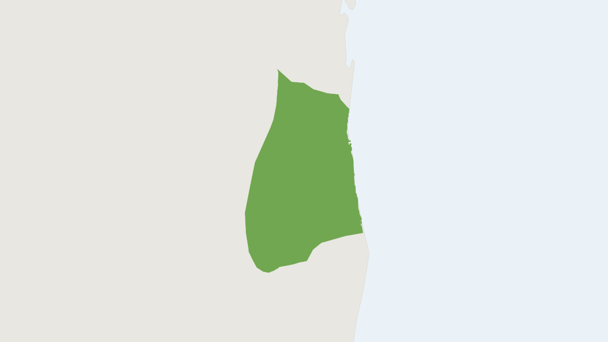 Range map of the Golden-headed Lion Tamarin (Leontopithecus chrysomelas)